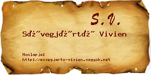 Sövegjártó Vivien névjegykártya